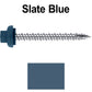 10 X 2“ HI-LO Zinc Aluminum Cap Metal Roofing Screws - Hex Washer Head - Self starting/self tapping - EPDM washer. Colored head.