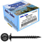 #8 Round Washer Head Truss Head Screw. Torx/Star Drive Head Wood Screws. Multipurpose Cabinet, Furniture, Siding and Trim and General Construction