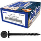 #15 Black Wafer Head Structural Lag Screws. Used for Log Construction, Timber Framing, Laminated Beams and Pole Barns Among Other Uses. T-30 Torx/Star Drive