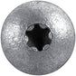 10 x 2" LOW PROFILE Star Head Roofing Screws - HI-LO Thread - Metal To Wood - T25 Torx Drive Head - EPDM washer.