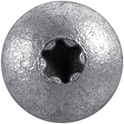 10 x 2" LOW PROFILE Star Head Roofing Screws - HI-LO Thread - Metal To Wood - T25 Torx Drive Head - EPDM washer.