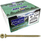 #9 x 1-1/2" - 3-1/8" Bronze Exterior Coated Wood Screw Torx/Star Drive Head - Multipurpose Exterior Coated Torx/Star Drive Wood Screws