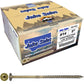 #14 Construction Lag Screws - Exterior Coated Torx/Star Drive Heavy Duty Structural Lag With Modified Truss Washer Head