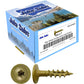 #14 Construction Lag Screws - Exterior Coated Torx/Star Drive Heavy Duty Structural Lag With Modified Truss Washer Head