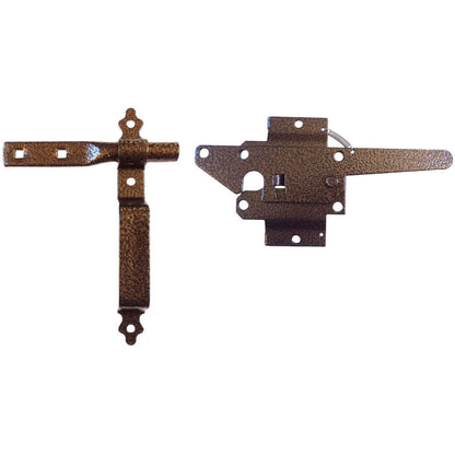 Fence Gate Latch - Two-Way Wood Fence Gate Latch with Handle