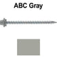 10 x 3” - STAINLESS HEX / ZINC Sheet Metal Roof Screw. Self starting metal to wood siding screws. EPDM washer. Colored head.