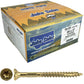#9 Gold Star/Torx Drive Zinc Coated T-25 Flat Head Wood Screws