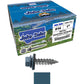 #14 x 1"  Metal ROOFING SCREWS - Hex Washer Head - Self starting/self tapping - EPDM washer. Colored head.