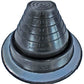 Dektite ROUND Black EPDM flexible Pipe Flashing, Roof Jack, Pipe Booting Flashing