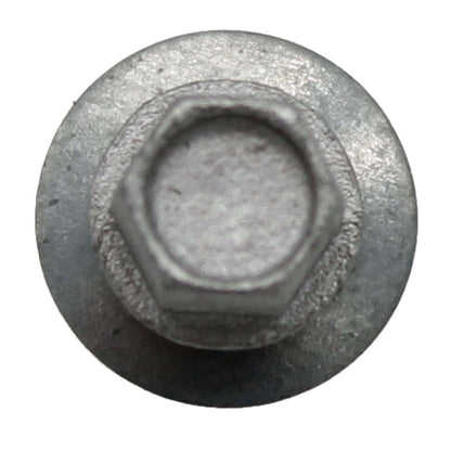 #10 x 2-1/2" Mini Driller Sheet Metal Roofing Screw - Hex Washer Head -  Self starting metal to wood siding screws. EPDM washer. Colored head.
