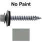 #12 x 1-1/2"  RE-GRIP METAL ROOFING SCREWS - Hex Washer Head - Self starting/self tapping - EPDM washer. Colored head.