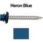 12 x 2"  Stainless Steel Metal Roofing Screw - Hex ReGrip Washer Head - Self starting/self tapping - EPDM washer. Colored head.