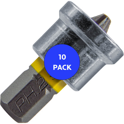 Phillips Driver Bits - with 1/4" Quick Change Shank