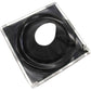 BLACK SQUARE BASE COMBO PIPE FLASHING BOOT:  EPDM Square Base Flexible Pipe Flashing