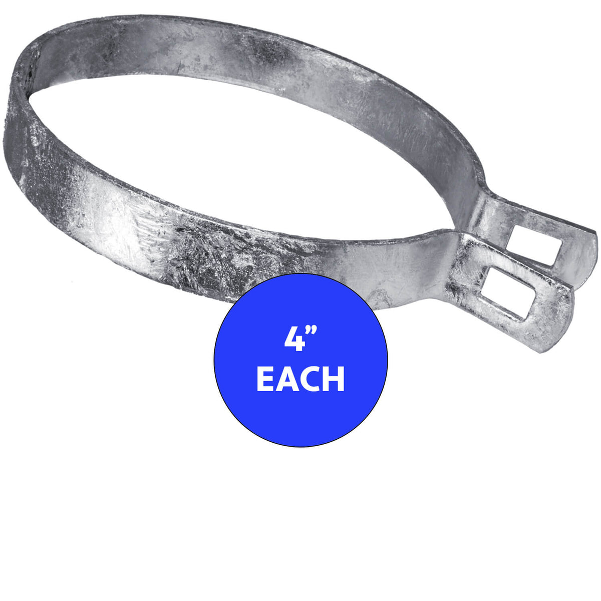 Galvanized Brace Band for Chain Link Fence - Rail End Bracket