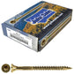 #8 Gold Star/Torx Drive Zinc Coated T-20 Flat Head Wood Screws