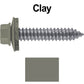 17 x 1-1/2 Metal Roofing Screws - Metal Panel to Metal Purlins and Recovery Screws - Hex Washer Head - EPDM washer.