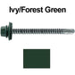 #12 X 3" Metal to Metal Type #3 Roofing Screws - Hex Washer Head - Self starting/self tapping - 5/8" EPDM washer. Colored head.