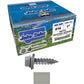 #14 x 1"  Metal ROOFING SCREWS - Hex Washer Head - Self starting/self tapping - EPDM washer. Colored head.