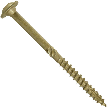 #17 Construction Lag Screw Exterior Coated Torx/Star Drive Heavy Duty Structural Lag - Modified Truss Washer Head