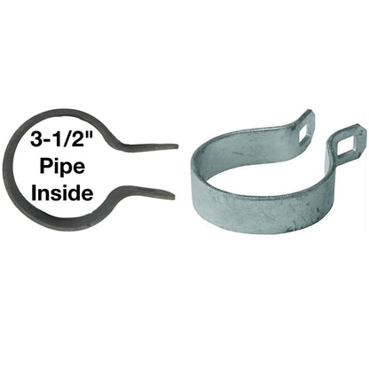 Galvanized Brace Band for Chain Link Fence - Rail End Bracket