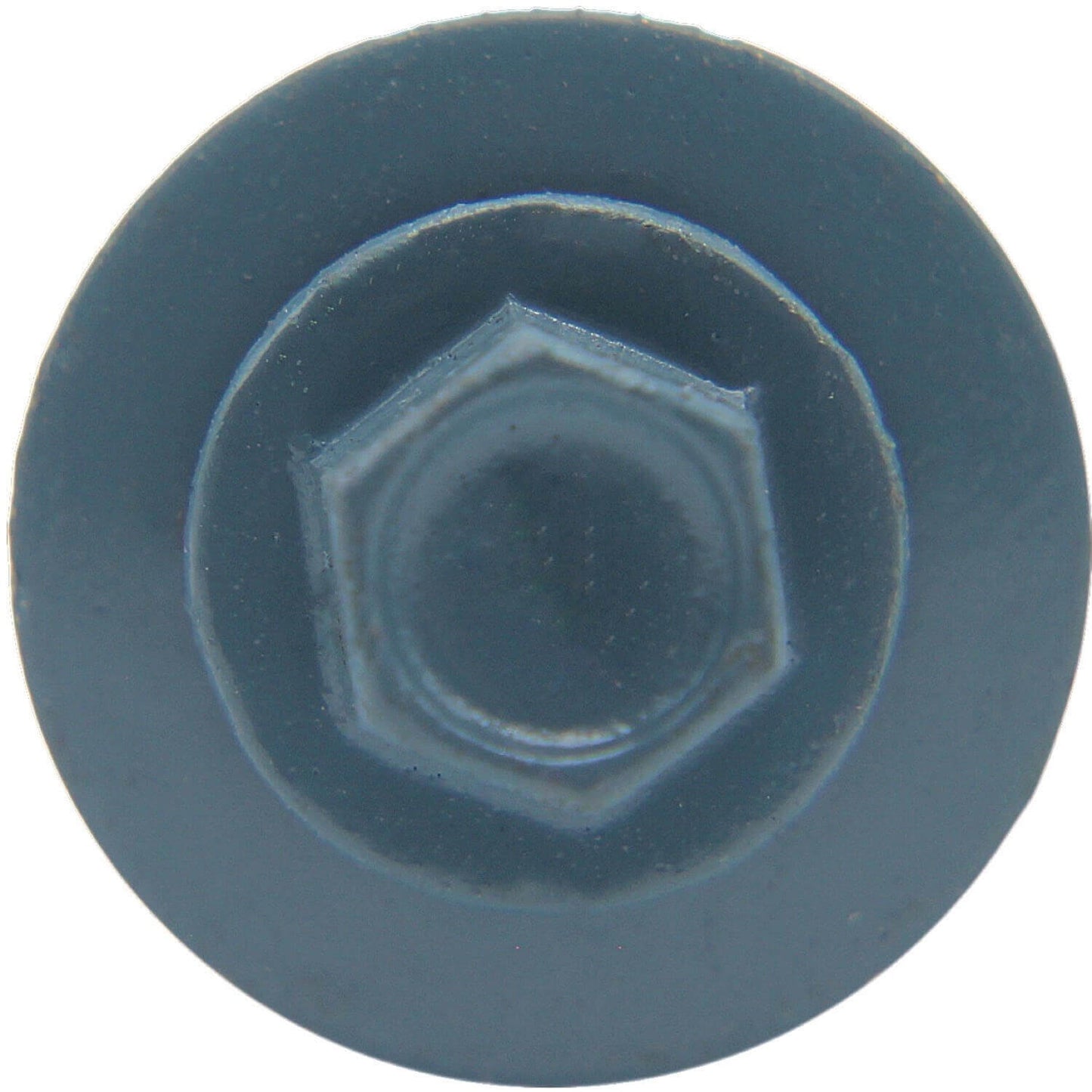 #10 X 1" HI-LO Zinc Aluminum Cap Metal Roofing Screws - Hex Washer Head - Self starting/self tapping - EPDM washer. Colored head.