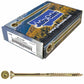 #9 Gold Star/Torx Drive Zinc Coated T-25 Flat Head Wood Screws