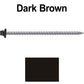 #10 x 4" Metal ROOFING SCREWS - Hex Washer Head - Self starting/self tapping - EPDM washer. Colored head.