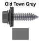 17 x 1"  Metal Roofing Screws - Metal Panel to Metal Purlins and Recovery Screws - Hex Washer Head - EPDM washer.