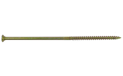 #14 x 6" Gold Star Wood Screw, T-30 Torx Drive, Flat Head - (OVERSTOCK)
