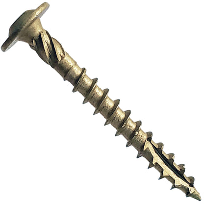 #14 Construction Lag Screws - Exterior Coated Torx/Star Drive Heavy Duty Structural Lag With Modified Truss Washer Head