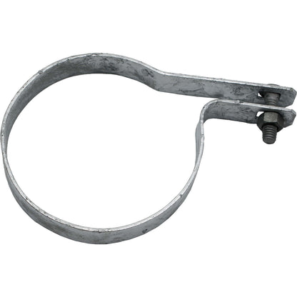 Tension Band for Chain Link Fence - Manufactured from Galvanized Steel to Prevent Rust. Tension Bands Wrap Around the Pipe on the Fence and Attach to a Tension Bar Holding the Chain Link Mesh