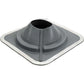 GRAY DEKTITE SQUARE BASE COMBO PIPE FLASHING BOOT:  EPDM Square Base Flexible Pipe Flashing Dektite