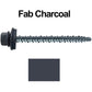 10 x 2-1/2" Metal ROOFING SCREWS - Hex Head Mini Driller - metal to wood siding screws - Self starting/self tapping - EPDM washer. Colored head.