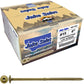 #15 Construction Lag Screw Exterior Coated Torx/Star Drive Heavy Duty Structural Lag Screw - Modified Truss Washer Head