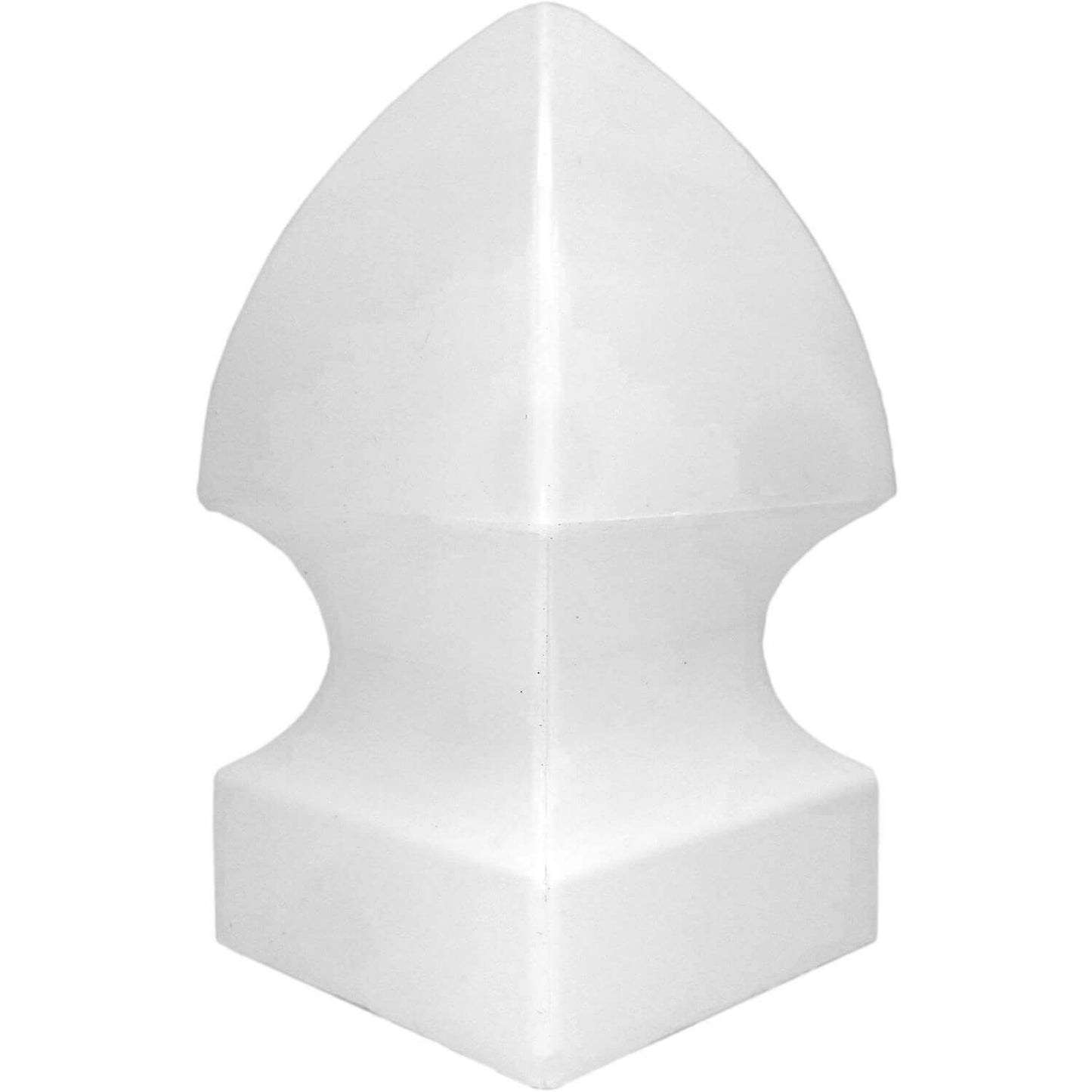 White Vinyl Post Caps – For 4" & 5" Vinyl Fence Posts