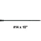 #14 Heavy Duty Black Timber/Log/Landscaping Wood Screws - Exterior Coated Heavy Duty Screws