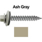#12 x 1-1/2"  RE-GRIP METAL ROOFING SCREWS - Hex Washer Head - Self starting/self tapping - EPDM washer. Colored head.