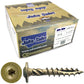#14 Construction Lag Screws - Exterior Coated Torx/Star Drive Heavy Duty Structural Lag With Modified Truss Washer Head
