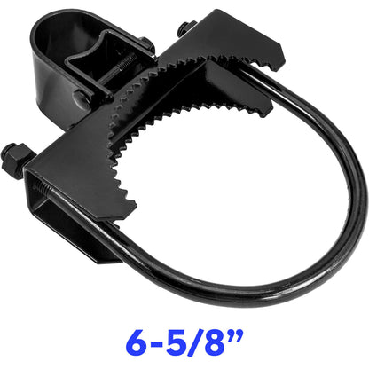BLACK BULL DOG GATE HINGE - Commercial Heavy Duty - Chain Link Fence Gate Hinge