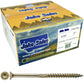 #10 Yellow Zinc Coated General Purpose Wood Screws. Torx/Star Drive Head - Multipurpose Torx/Star Drive Wood Screws