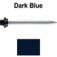10 x 2-1/2” - STAINLESS HEX / ZINC Sheet Metal Roof Screw. Self starting metal to wood siding screws. EPDM washer. Colored head.