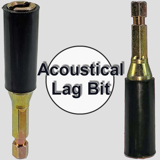 Acoustical Lag Driver Bit - 2-1/2" Long with 1/4" Quick Drive Shank