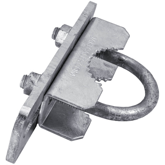 Chain Link Fence Adjustable Gate Stopper - Fits Gate Frames From 1-3/8" to 1-7/8"