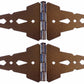 Wood Gate Hardware - Several Styles of Standard and Self-Closing Hinges in Black and Bronze Color