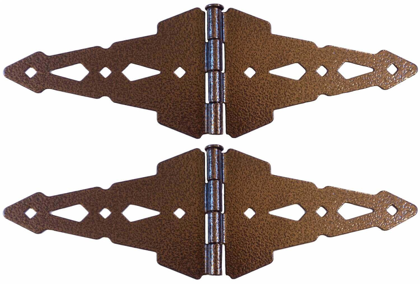 Wood Gate Hardware - Several Styles of Standard and Self-Closing Hinges in Black and Bronze Color