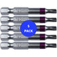 T20 (T-20) Torx/Star Driver Bit - Color Coded Torx/Star Drive Quick Change Shank Bit for Screws and Fasteners Requiring T20 (T-20)