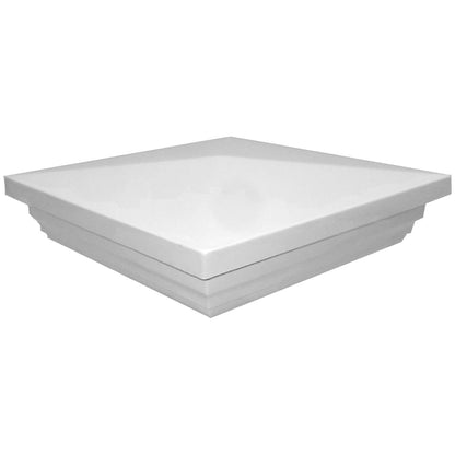 White Vinyl Post Caps – For 4" & 5" Vinyl Fence Posts