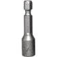 Magnetic Hex Head Driver Bits w/Quick Change Shank - Used for Installing Screws, Nuts, Bolts, etc. - Commonly Used for Metal Roofing Screws