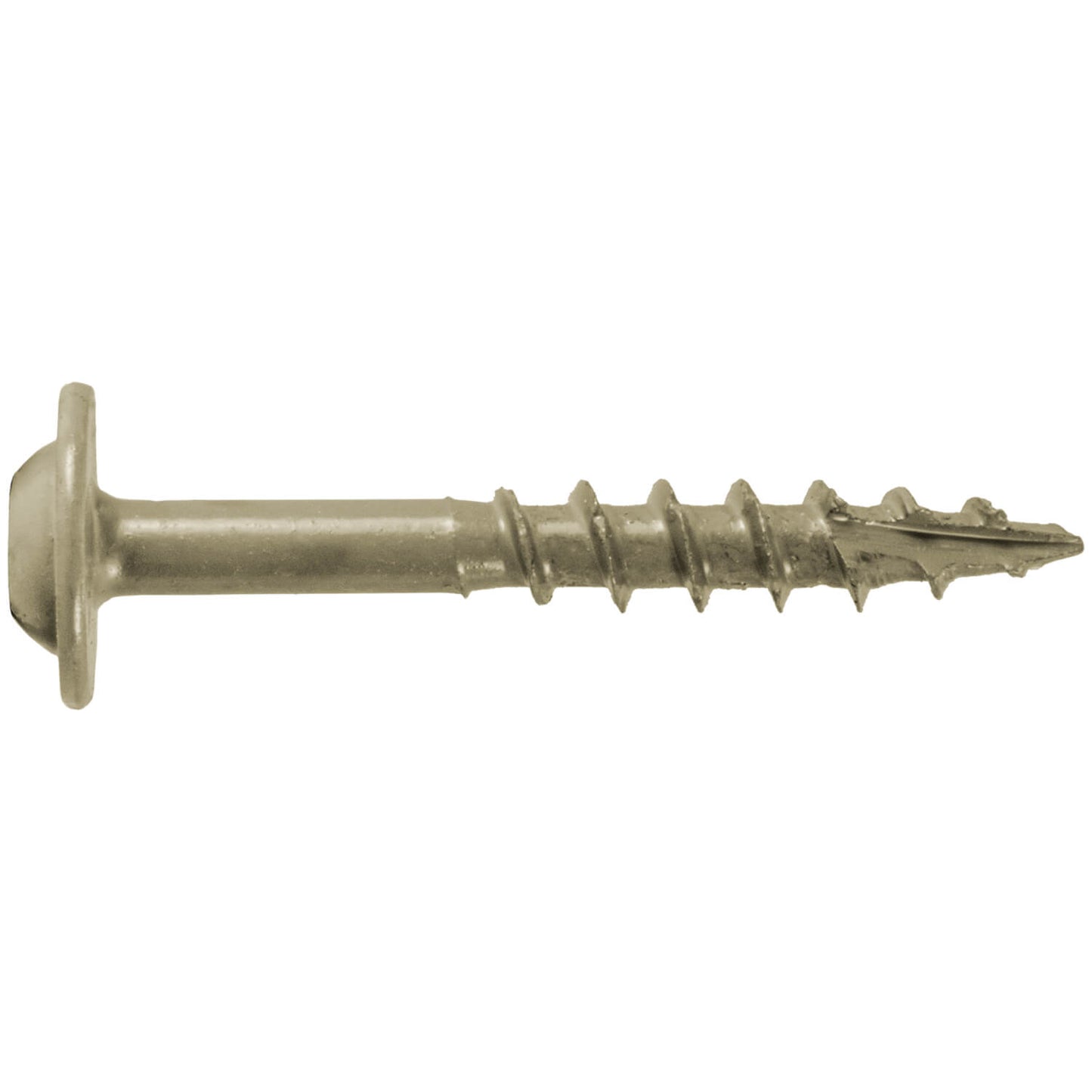 #7 Interior / Exterior Coated Round Head - Wood Screw with Torx/Star Drive Head.